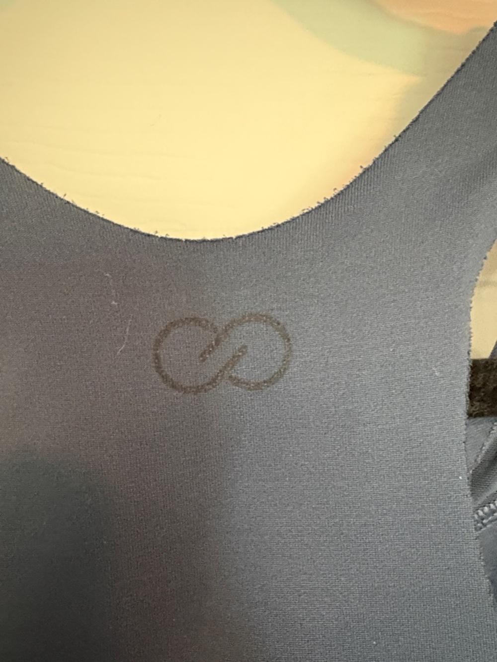 High-Support Navy Racerback Sports Bra - Picture 3 of 4